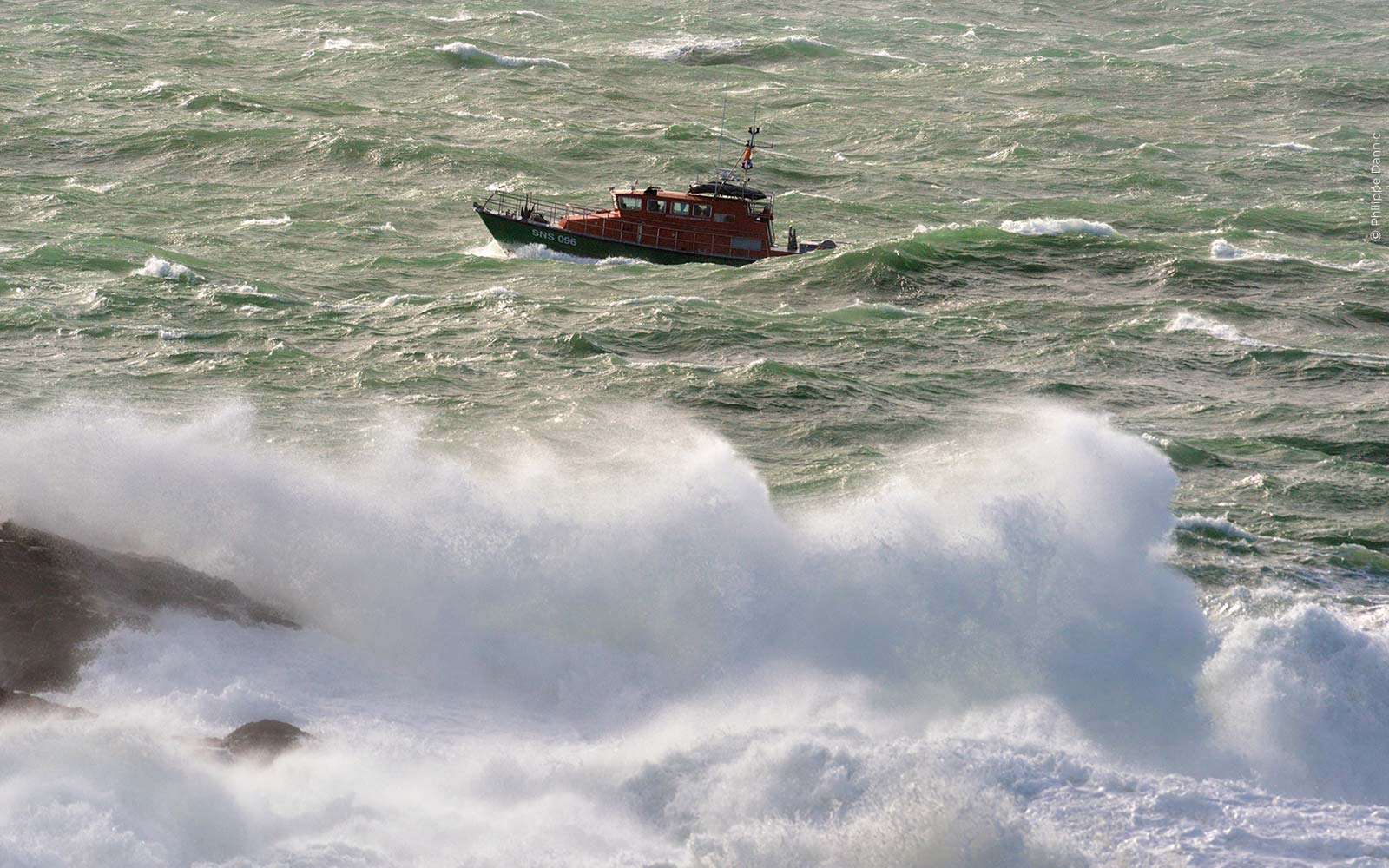 Intervention en pleine tempête