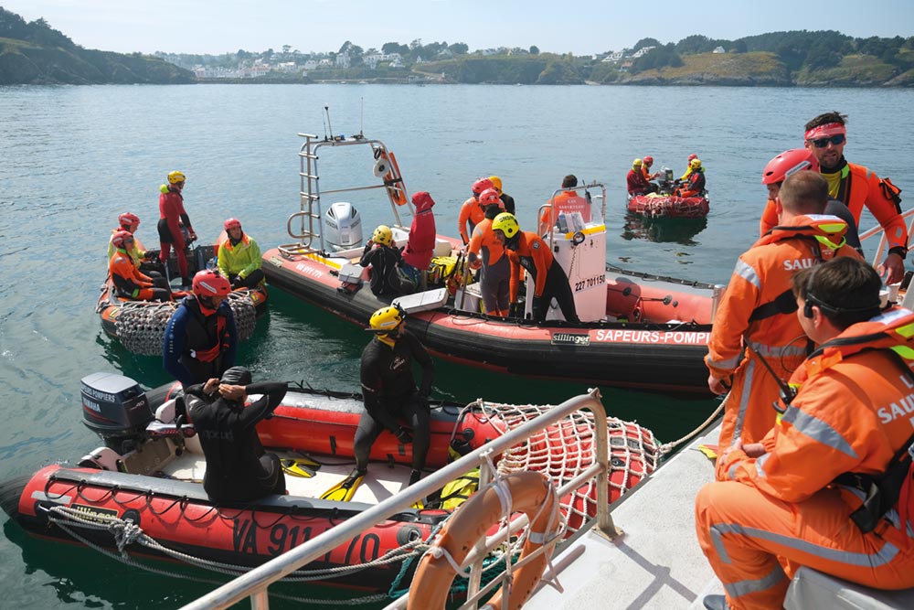 Briefing au début de l'exercice