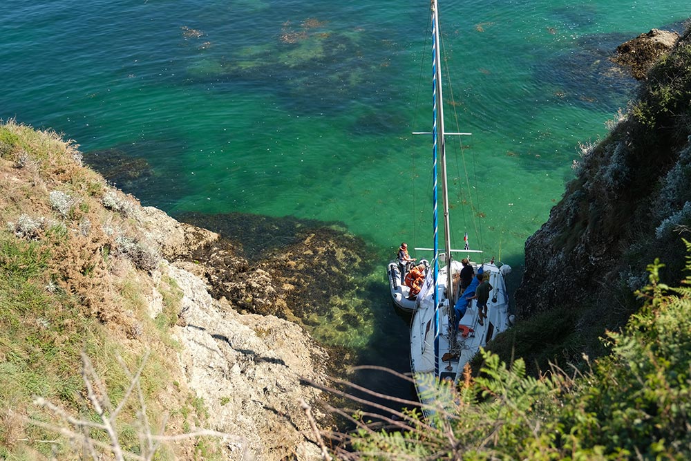 Le voilier échoué